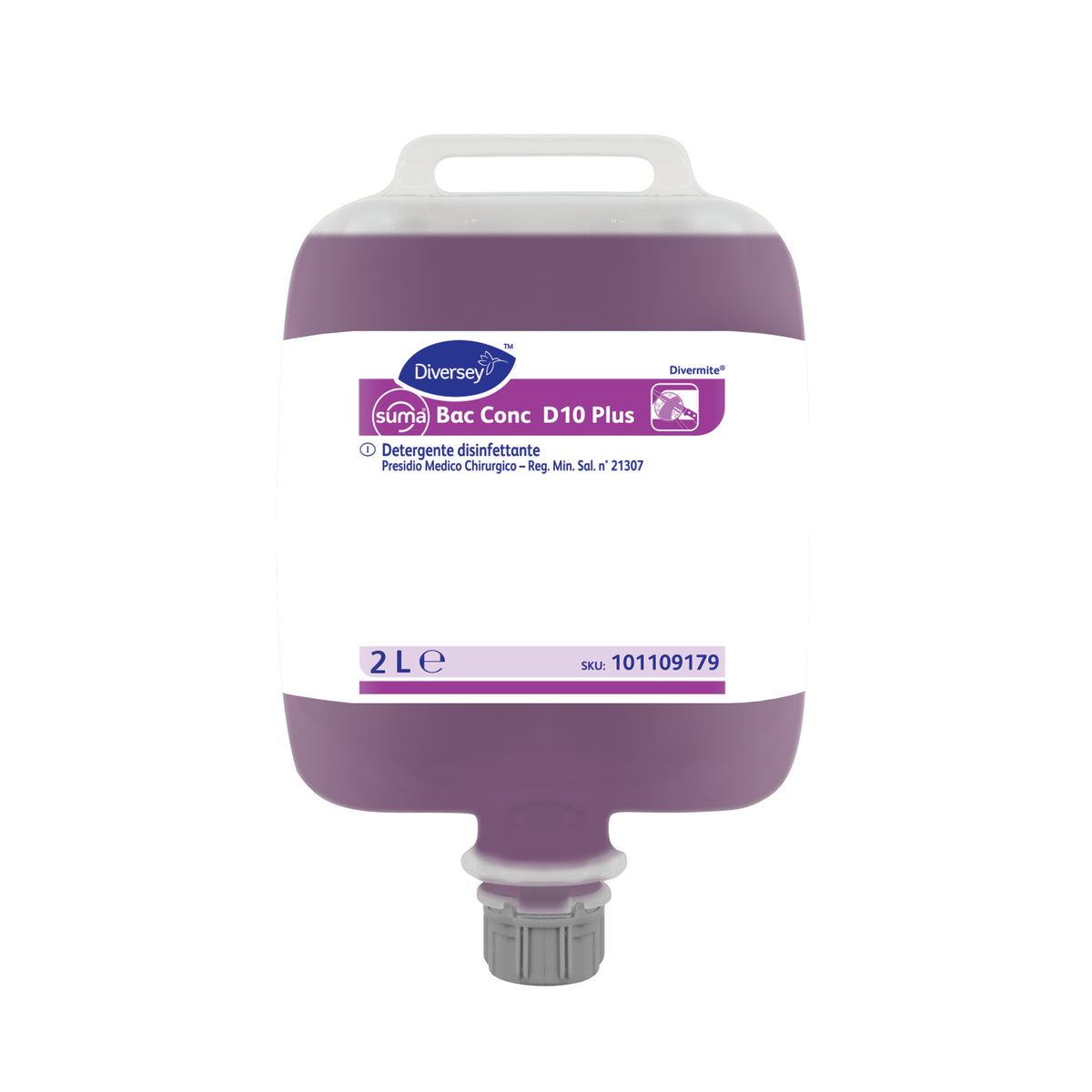 Disinfettante detergente concentrato Diversey Suma Bac conc D10 plus D10 Plus 2 litri