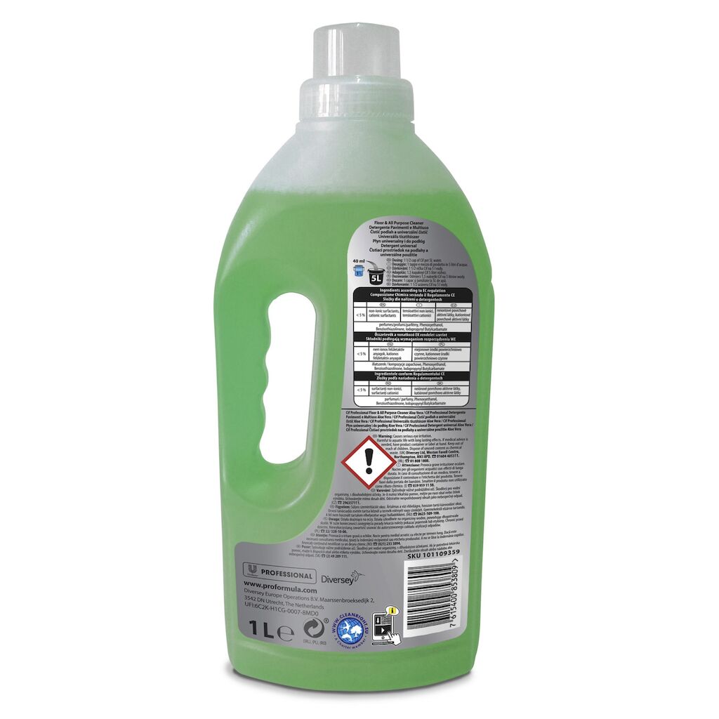 Detergente per pavimenti Cif Detergente Pavimenti e Multiuso Aloe Vera 1 lt