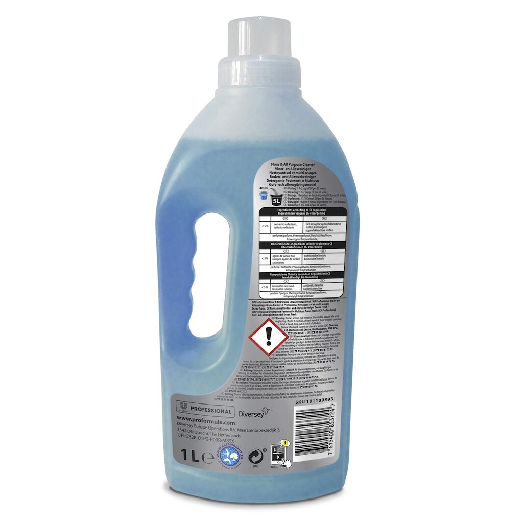 Detergente pavimenti Cif Detergente Pavimenti e Multiuso Ocean Fresh 1L