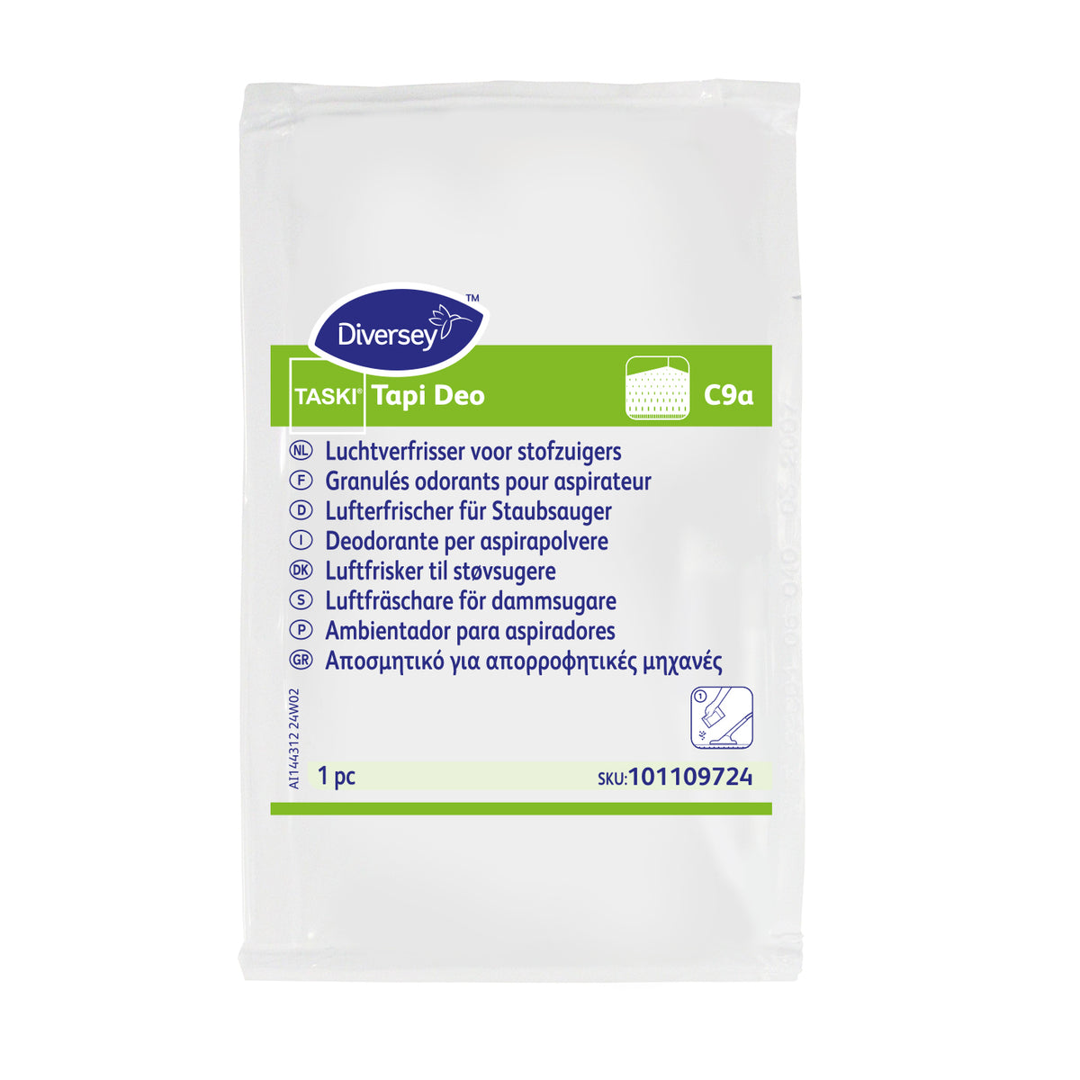 Deodorante per aspirapolvere e battitappeto Diversey TASKI Tapi Deo 40 pezzi