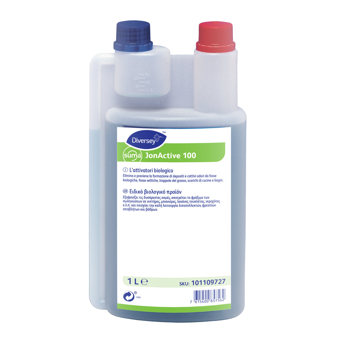 Attivatore Biologico per scarichi Diversey Suma JonActiv 100 100 4x1 litro