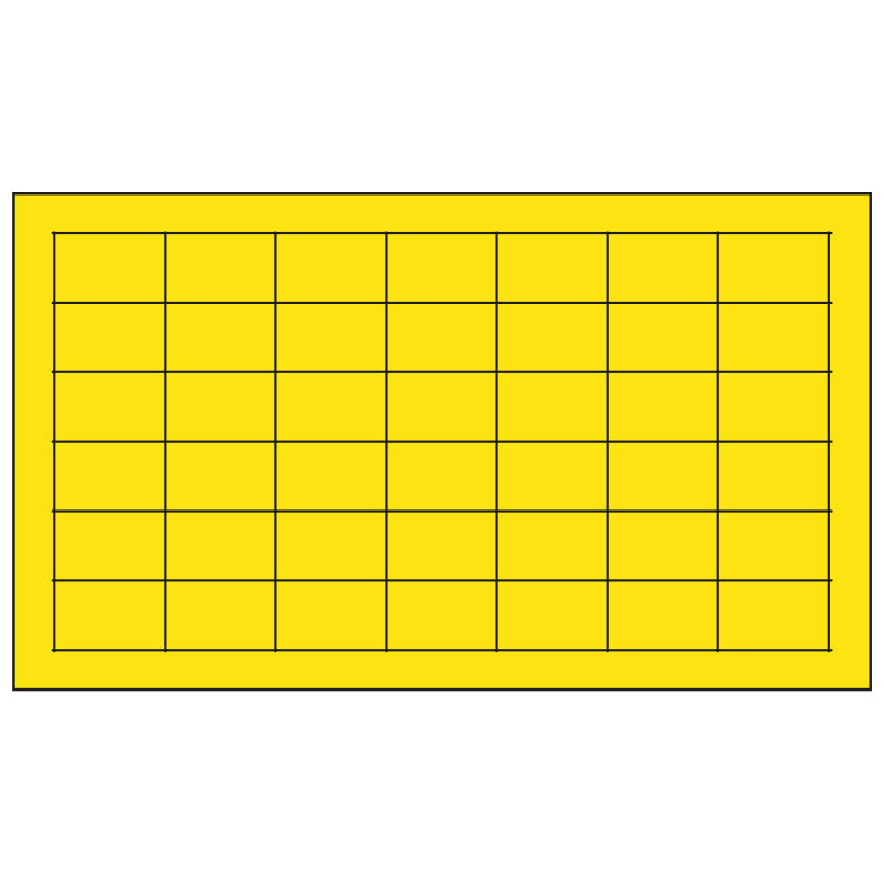 Pannello collante di ricambio per lampada Bleu Line Diadema 30 giallo