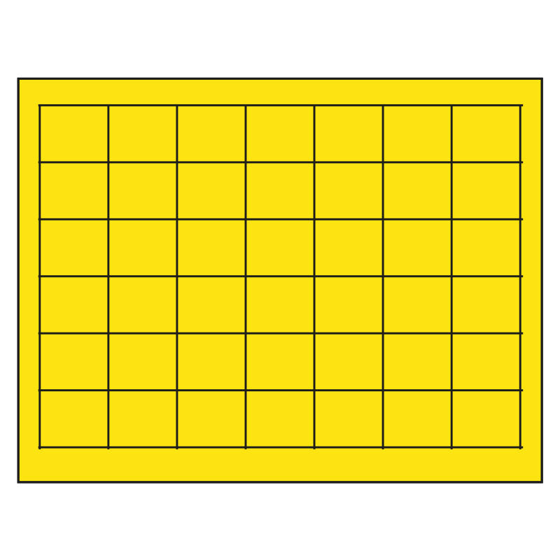 Pannello collante di ricambio per lampade Bleu Line Sirio 30 e Diadema 30X giallo