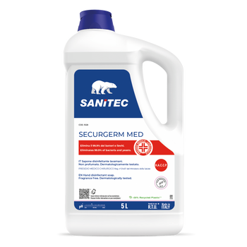 Sapone lavamani disinfettante PMC Sanitec Securgerm Med 2x5 litri