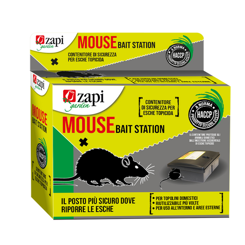 Contenitore di sicurezza per esche topicide Zapi Mouse Bait Station 1 pezzo
