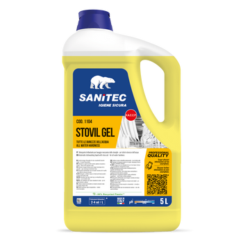 Detergente brillantante per lavaggio stoviglie Sanitec Stovil Gel 5 lt