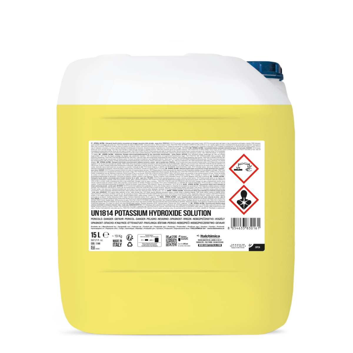 Detergente per lavaggio manuale stoviglie Sanitec Stovil Ultra 15 lt