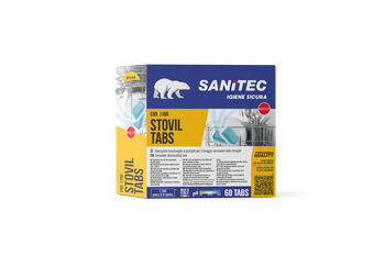 Detergente in pastiglie per lavaggio stoviglie Sanitec Stovil Tabs 60 pz