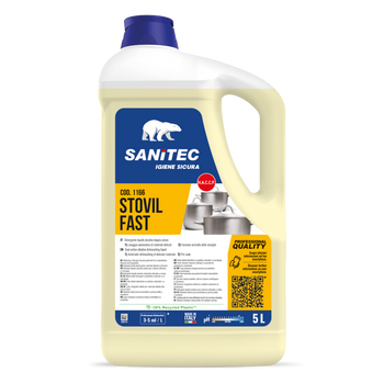 Detergente per lavaggio stoviglie Sanitec Stovil Fast 5 lt