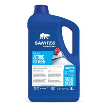 Detergente all'ossigeno attivo per superfici Sanitec Active Oxygen 5 litri