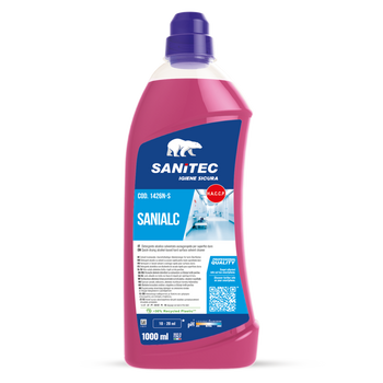 Detergente alcolico asciugarapido per pavimenti e superfici Sanitec Sanialc 6x1 litro