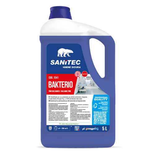 Sanitec Bakterio Balsamic Pine bakterizides und fungizides Desinfektionsmittel 5 Liter