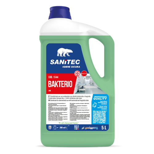 Disinfettante PMC battericida e fungicida Sanitec Bakterio Lime 5 litri