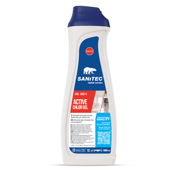Detergente clorinato in gel per superfici Sanitec Active Chlor Gel 6x1 litro