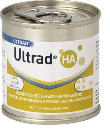 Smoke disinfectant for Ultrad bacteria and mushrooms has 15 gr