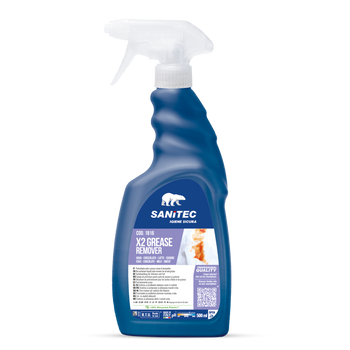 Pretrattante enzimatico per macchie di grasso Sanitec X2 Grease Remover 500 ml