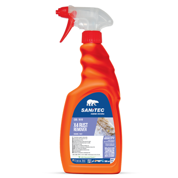 Pretrattante per macchie di ruggine Sanitec X4 Rust Remover 6x500 ml