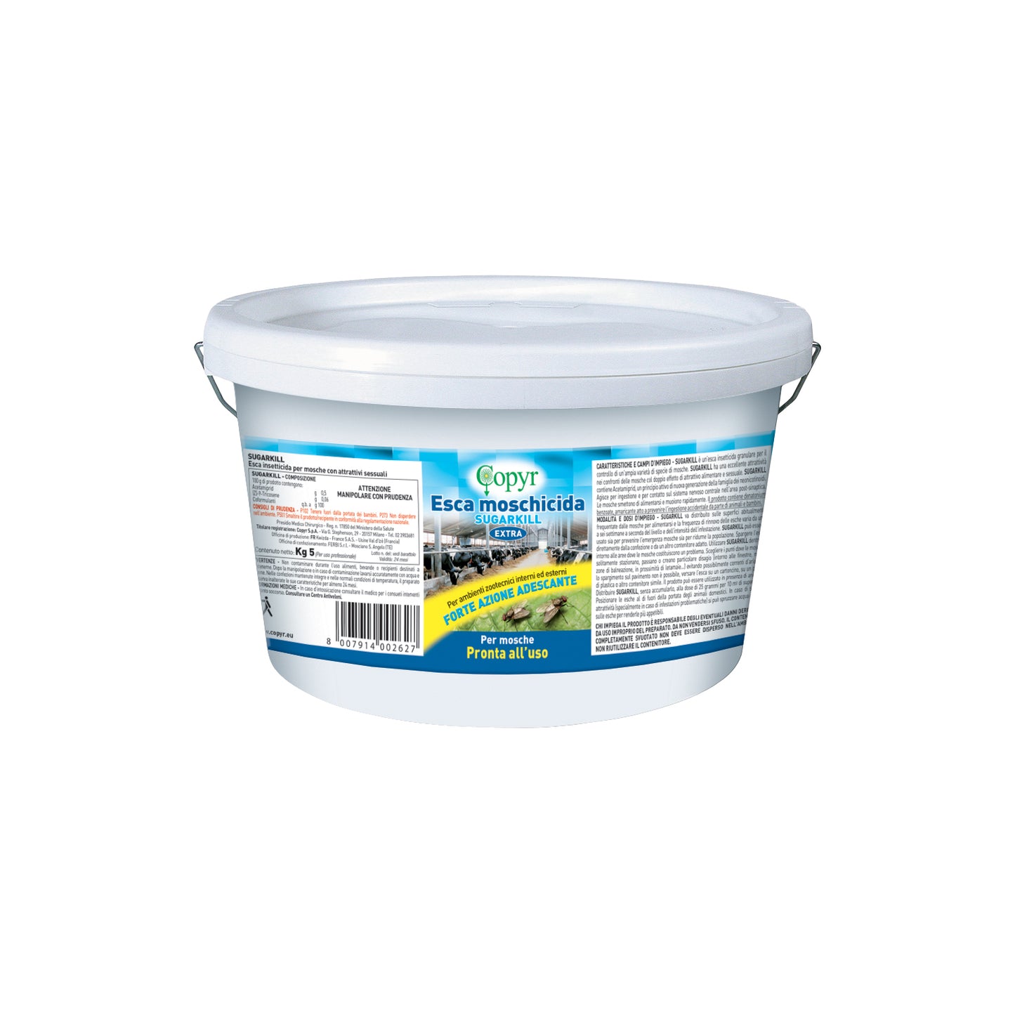 Insetticida per mosche Copyr SUGARKILL EXTRA 5 Kg