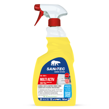 Disinfettante PMC pronto all'uso per superfici Sanitec Multi Activ Limone 750 ml
