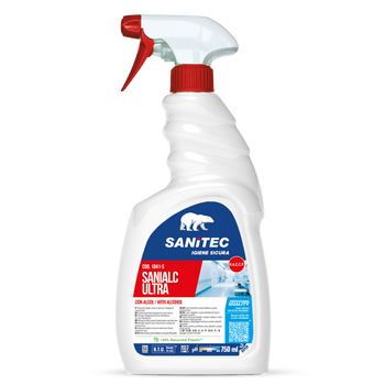 Detergente alcolico per superfici dure Sanitec Sanialc Ultra 750 ml