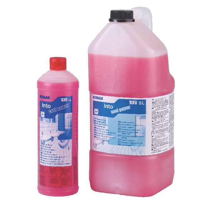 Detergente anticalcare per sanitari e superfici Ecolab Into Cool Power 1 litro
