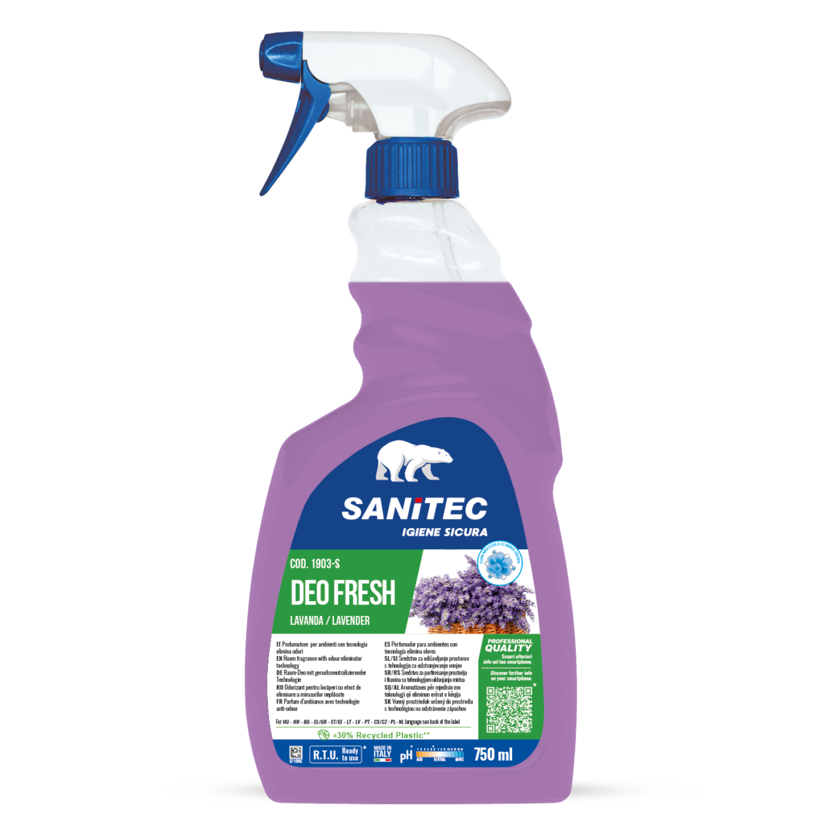 Profumatore per ambienti Sanitec DEO FRESH Lavanda 750 ml