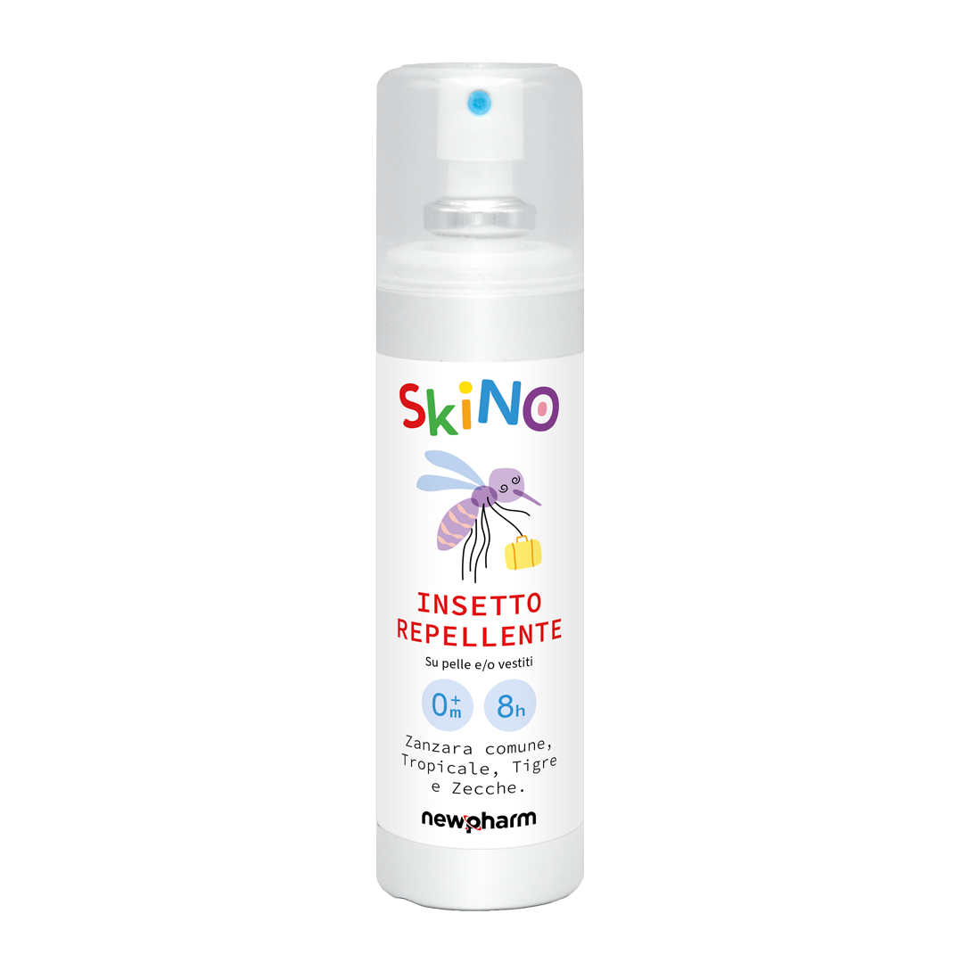 Repellente spray per zanzare e zecche Newpharm Skino 100 ml