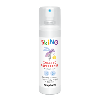 Repellente spray per zanzare e zecche Newpharm Skino 100 ml