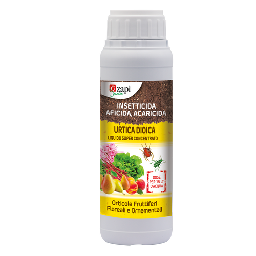 Estratto di ortica concentrato contro afidi e acari Zapi Urtica Dioica Bio 500 ml