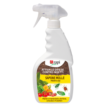 Sapone molle di potassio pronto uso per piante Zapi Sapone Molle Bio 500 ml