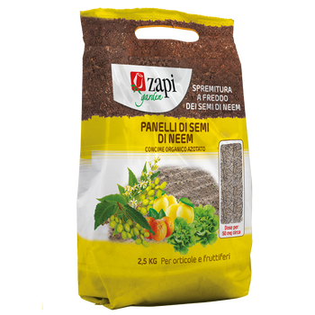 Concime organico azotato in pellet di neem Zapi Pellet di Neem 2,5 kg