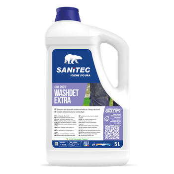 Detergente sgrassante per bucato Sanitec Washdet Extra 5 litri