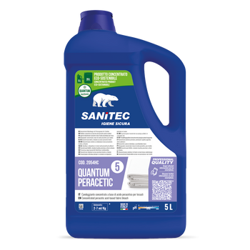 Candeggiante peracetico per lavanderia Sanitec Quantum Peracetic 5 litri