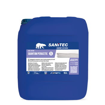 Candeggiante peracetico per lavanderia Sanitec Quantum Peracetic 15 litri