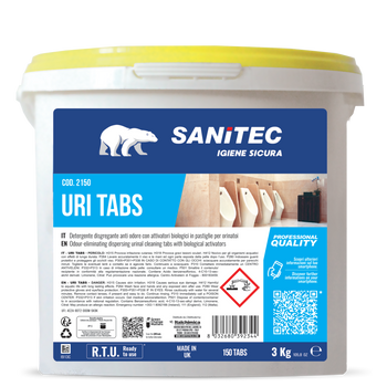 Pastiglie disgreganti antiodore per orinatoi Sanitec Uri-Tabs 3 kg