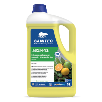 Detergente profumatore per pavimenti Sanitec Deo Surface Fresh Citrus 2x5 litri