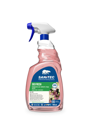 Profumatore per ambienti a lunga durata Sanitec Deo Fresh Bouquet di Fiori 6x750 ml