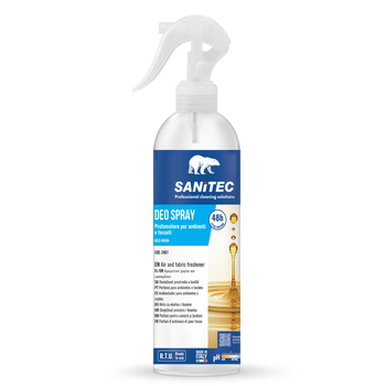 Profumatore spray per ambienti e tessuti Sanitec Deo Spray Gold Argan 300 ml