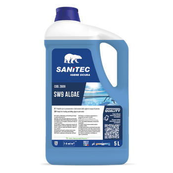 Alghicida per piscine Sanitec Alghicida 5 litri