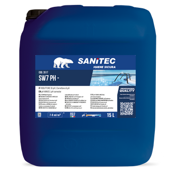 Riduttore di pH per piscine Sanitec SW7 pH- 15 litri
