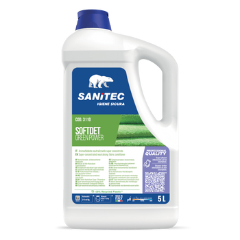 Ammorbidente Ecolabel per bucato Sanitec Softdet Green Power 2x5 litri