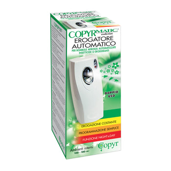 Automatic programmable dispenser for Insecticide or Copyrmatic Evolution Night & Day fragrance