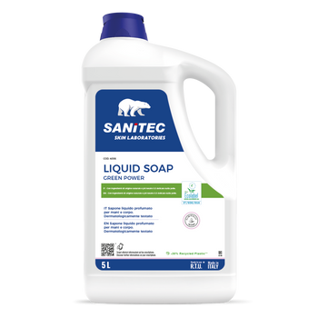 Sapone liquido mani Ecolabel Sanitec Liquid Soap Green Power 2x5 litri