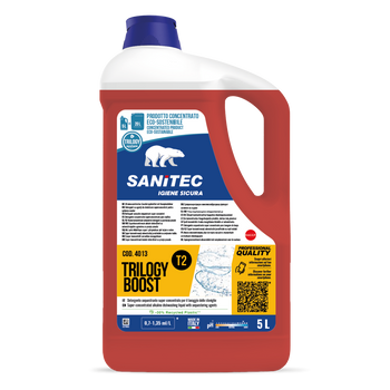 Sequestrante concentrato per lavastoviglie Sanitec Trilogy Boost T2 5 litri