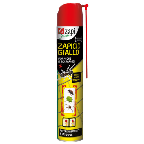 Insetticida spray per formiche e scarafaggi Zapicid Giallo 500 ml