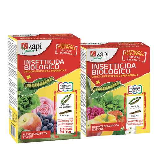 Insetticida biologico a base di Bacillus thuringiensis per orto Zapi Insetticida Biologico WG 50 g