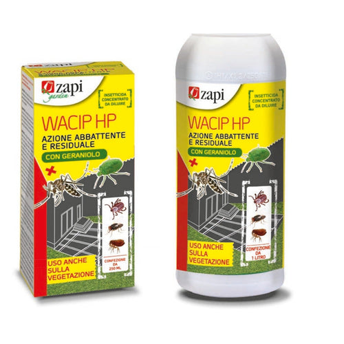 Insetticida concentrato per zanzare, mosche e insetti striscianti Zapi Wacip HP 5 litri