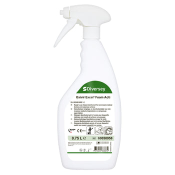 Detergente disinfettante per dispositivi medici Diversey Oxivir Excel Foam Acti 6x750 ml