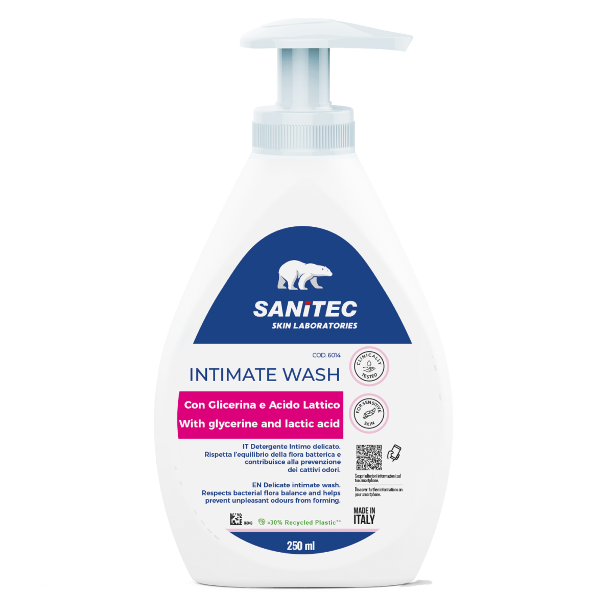 Detergente intimo delicato Sanitec Intimate Wash 250 ml