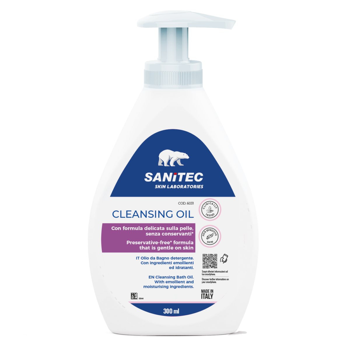 Olio detergente da bagno Sanitec Cleansing Oil 300 ml